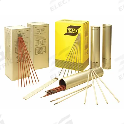 ESAB Stick Electrode: Low-Alloy Steel, E8010-P1, 3/16 in x 14 in, 50 lb - E8010-P1 Stick Welding Electrodes