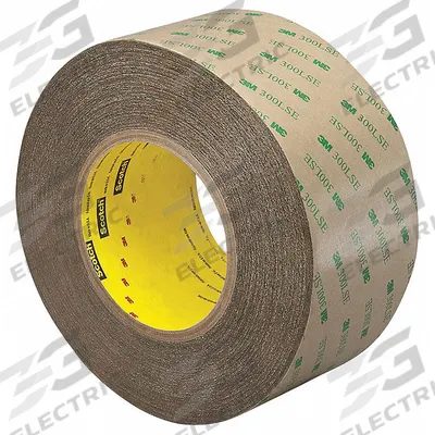3M Transfer Tape: 3 in Wd, 60 yd Lg, 5.2 mil Thick, Polycoated Kraft Paper - General Purpose Adhesive Transfer Tape