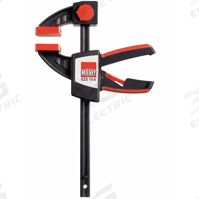 BESSEY Bar Clamp/Spreader: Soft-Touch Smooth, 36 in Max Jaw Opening - Dual-Function Trigger Clamps & Spreaders