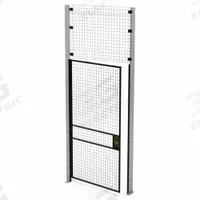 HUSKY RACK & WIRE Swing Door: 10 ft H x 4 ft W x 1 3/4 in D, Black, Powder-Coated (MPN V220410-091). Key specifications — attr1283297: Powder-Coated; attr1283316: Steel; attr1283323: Left; attr1283313: Yes; attr1283333: HUSKY RACK & WIRE.