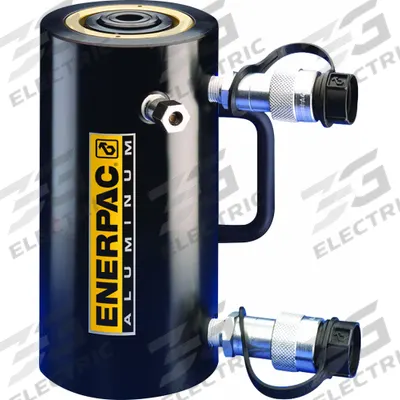 ENERPAC Hydraulic Ram: Double Acting, 20 ton Nominal Capacity, 6 in Nominal Stroke Lg - Lightweight Rams