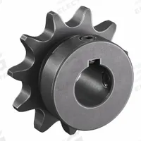 TSUBAKI Single Strand Sprocket: 40, For 1/2 in Chain Pitch, 5/8 in Bore Dia, 11 Teeth, Steel (MPN 40B11F-5/8). Key specifications — Brand: TSUBAKI.