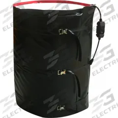 FLEXOTHERM Drum Heater Blanket: 115V AC, 356.56 W Watts, 80°F, 55 gal, IP66, Indoor/Outdoor (MPN HVB-A-04-250-078-036-08-3-27). Key specifications — attr1187699: FLEXOTHERM; attr1187720: 55 gal; attr1187702: IP66; attr1187704: Indoor; attr1187710: 3.10 A.