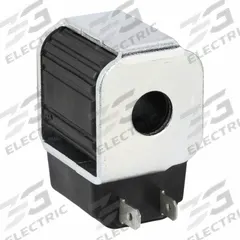 PARKER Cartridge Valve Coil: 2.21 in Overall Lg, 1.33 in Overall Wd, 1.56 in Overall Ht, 12V DC (MPN CCP012S). Key specifications — attr1224951: Dual Spade; attr1012059: CCP012S; attr1011635: PARKER; attr1018526: Glass Filled Rynite.