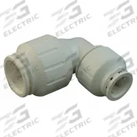 JOHN GUEST Push-Fit Elbow Fitting: Elbow, 3/4 in OD x 3/4 in OD Size, Plastic, Reducer (MPN PEI212820). Key specifications — Brand: JOHN GUEST.