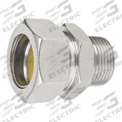 Rigid Compression Connector: 316 Stainless Steel, 2 in Trade Size, 2 9/16 in Overall Lg (MPN S62000MC00). Key specifications — Trade Size: 2 in; Overall Length: 2-9/16 in; Material: 316 Stainless Steel; Finish: Polished; For Use With: RMC; Thread Size: 2"-11-1/2; Thread Type: NPS; Insulated: No.