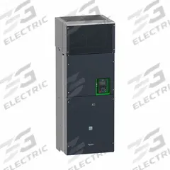 SCHNEIDER Variable Speed Drive: In Phase Three, 380-480V AC, Out Phase Three, 350 hp, IP21, Chassis (MPN ATV930C22N4US). Key specifications — Style: Chassis; Color: Black/Green; Output Phase: Three.