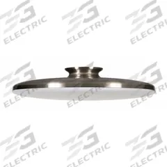 LED Flush Mount: 19 in Dia, Satin Nickel, 4 1/2 in Ht, 2,900 lm, 3000K/3500K/4000K, 35 W, 120V AC (MPN SKYF19LAJD1SN). Key specifications — Voltage: 120V AC; Brand: AFX INC.; For Bulb Type: Integrated LED; Includes Bulb: Yes; Color Temperature: 3500K; Housing Finish/Color (Broad): Satin Nickel.