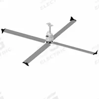 SKYBLADE Ceiling Fan: 67,271 cfm Airflow, 12 ft Blade Dia, Variable Speeds, 120V AC, Single Phase (MPN G420-1236-412-1). Key specifications — Voltage: 120V AC; Light Kit: No; Series: G420; Number of Speeds: Variable; Phase: Single; Current: 15.8 A; Brand: SKYBLADE.