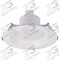 MAXLITE Down Light Trim: 8 in Dia, 1,700 lm_2,600 lm_3,300 lm, 2700K/3000K/3500K/4000K/5000K, 34 W (MPN RCF8V18WCS). Key specifications — attr1262090: White; attr1262072: 2x32W CFL; attr1262081: Yes; attr1262085: 2700K; attr1262092: MAXLITE; attr1262050: 120 to 277V AC.
