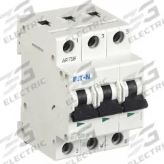 EATON IEC Supplementary Protector: 20 A Amps, 96V DC, 15kA at 240/415V AC, Lug, FAZ, 277/480V AC (MPN FAZ-D20/3). Key specifications — Terminal Connection: Lug; Series: FAZ; AC Voltage Rating: 277/480V AC; DC Voltage Rating: 96V DC; Max. AIR Rating: 15kA at 240/415V AC; Brand: EATON.