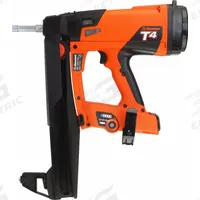RAMSET Nail Gun Kit: Pin, Sequential, For 9 ga Nail Gauge, Plastic, Strip Collation, 0°, 6 V DC Volt (MPN T4MAG). Key specifications — attr1171067: 0°; attr1171093: Pin; attr1171072: Sequential.