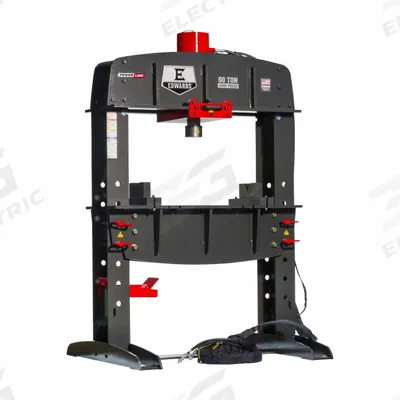 EDWARDS Hydraulic Press: Electric, H-Frame - Hydraulic-Electric H-Frame Hydraulic Presses