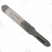 CLEVELAND Spiral Point Tap: #3-48 UNC, 2B, 3 Flute, Plug Chamfer, Hardlube Coated Cobalt (MPN C96002)