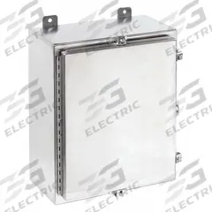 WIEGMANN Enclosure: 304 Stainless Steel, 30 in x 24 in x 8 in, NEMA 12/13/3R/4/4X, Solid Cover (MPN SSN4302408). Key specifications — Brand: WIEGMANN; Closure Method: Clamps; Enclosure Material: 304 Stainless Steel; Knockouts: Not Included.