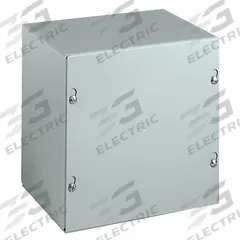 WIEGMANN Enclosure: Steel, 30 in x 30 in x 8 in, NEMA 1, Solid Cover, Screw On, Painted (MPN SC303008NK). Key specifications — Brand: WIEGMANN; Closure Method: Screws; Knockouts: Not Included.