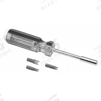ZURN Trap Primer Screw Driver: Acrylic/Steel, Silver, 8 in Overall Lg (MPN VP-DRIVER). Key specifications — Brand: ZURN; Material: Acrylic.