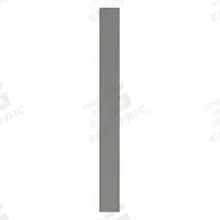 ASI GLOBAL Partition Column: Plastic Polymer, Pebble, Charcoal, 82 in Ht, 8 in Wd, 1 in Thick (MPN 40-90870853-9237). Key specifications — Inner Core Type: Polymer; Brand: ASI GLOBAL PARTITIONS; Color: Charcoal; Finish/Texture: Pebble.
