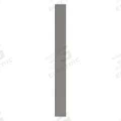 ASI GLOBAL Partition Column: Plastic Polymer, Pebble, Charcoal, 82 in Ht, 8 in Wd, 1 in Thick (MPN 40-90870853-9237). Key specifications — Inner Core Type: Polymer; Brand: ASI GLOBAL PARTITIONS; Color: Charcoal; Finish/Texture: Pebble.