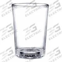 ITI Juice Glass: Barware Accessories, 7 1/2 oz Capacity, Clear, Glass, 3 3/4 in Overall Ht (MPN 100). Key specifications — Material: Glass; Pattern: Barware Accessories; Brand: ITI.