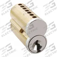 DORMAKABA Interchangeable Core Cylinder: Cylindrical, Interchangeable Core, Uncombinated, Chrome (MPN 7CS7D1626). Key specifications — Brand: DORMAKABA; Lock Assembly Type: Cylindrical; Cylinder Core Type: Interchangeable Core Cylinder; Number of Pins: 7.