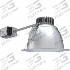 LED Recessed Downlight: Remodel, 8 in Dia, 1,000 lm_1,500 lm_2,000 lm, 3000K/3500K/4000K/5000K (MPN LBR8 ALO2 SWW1 AR LSS MWD MVOLT UGZ QDS). Key specifications — Voltage: 120 to 277V AC; Trim Color: Clear; Brand: LITHONIA LIGHTING; Ceiling Type: Flat Ceiling; Reflector or Baffle Color: Clear Reflector; Trim Style: Open; Dimmable: Yes; Color Temperature: 4000K.