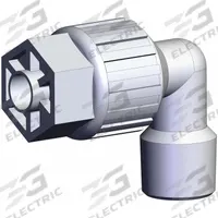 SMC High Purity Tube Fitting: 1/4 in Pipe x 1/4 in OD Size, NPT x Compression, PFA (MPN LQ3L2B-MN). Key specifications — Series: LQ3; Brand: SMC; Standards: RoHS_6, RoHS_10.