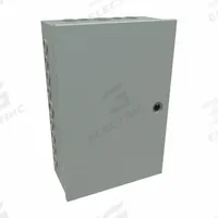 HAMMOND Junction Box: Steel, 18 in x 12 in x 6 in, NEMA 1, Solid Cover, Hinged, Included, Painted (MPN CHKO18126). Key specifications — Brand: HAMMOND; Closure Method: 1/4-Turn Latch; Knockouts: Included.