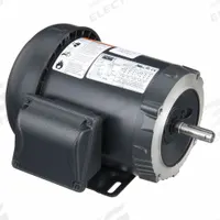 DAYTON General Purpose Motor: C-Face/Rigid Base Mount, Totally Enclosed Fan Cooled, 1/3 hp (MPN 36VF75). Key specifications — Brand: DAYTON; Nameplate Voltage @ 60 Hz: 230/460V AC; Full Load Current @ 60 Hz: 1.25/0.624 A; Nameplate RPM @ 60 Hz: 1,765 RPM; Motor Enclosure: TEFC.