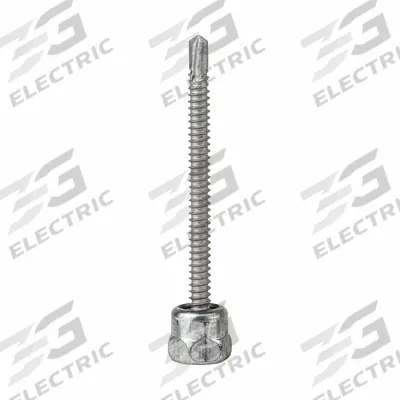 SAMMYS Rod Anchor: 1/4 in Overall Dia, 3 in Overall Lg, 1/4 in Screw Size, Steel - Rod Hangers for Steel
