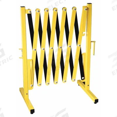 APPROVED VENDOR Portable Barricade: Accordion, Stationary, 37 1/2 in Ht - Expandable Barricades