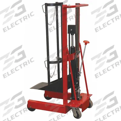 Dayton Manual Cylinder Platform Lift Truck: 300 lb, 20 in L x 12 in W Platform - Cylinder Platform Lift Trucks