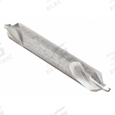 KEO Center Drill: Plain Type, #3, 60°, 2 in Overall Lg - Plain-Tip Center Drills