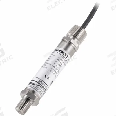 ASHCROFT Pressure Transmitter: 0 psi to 100 psi, 4 to 20mA DC, 1/2 in NPT Conduit with Cable - Pressure Transmitters with Cable & Wire Leads