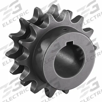 TRITAN Roller Chain Sprocket: 60-2, For 3/4 in Chain Pitch, 1 3/8 in Bore Dia - Size 60-2 Fixed-Bore Roller Chain Sprockets