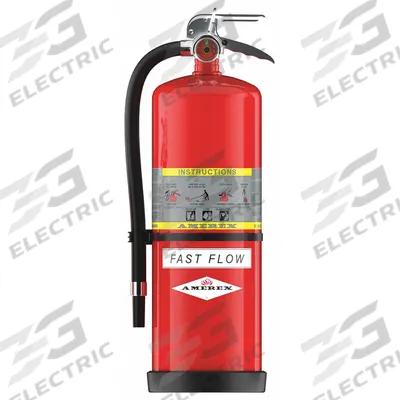 AMEREX Fire Extinguisher: 20 lb Extinguisher Capacity, 4A:40B:C - Class ABC Fire Extinguishers