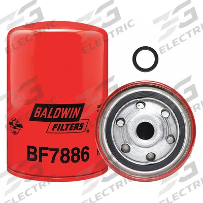 BALDWIN FILTERS Fuel Filter: Spin-On, 3 11/16 in Outside Dia, M18-1.50 Thread Size - Spin-On Fuel Filters