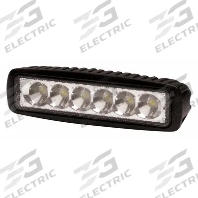 ECCO Vehicle Work Light: Rectangular, Spot, LED, Bolt, Pigtail, Universal, Surface Mount - Vehicle Standard Spotlights