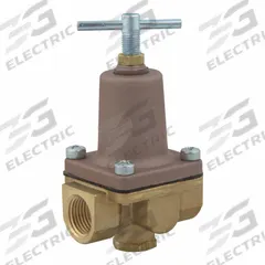 WATTS Pressure Regulator: FNPT x FNPT, 1/4 in Pipe Size, Brass, 3 psi to 50 psi, 140°F Max. Op Temp (MPN 1/4 LF 26AB). Key specifications — Brand: WATTS; Low-Lead Compliance: Low-Lead Compliant.