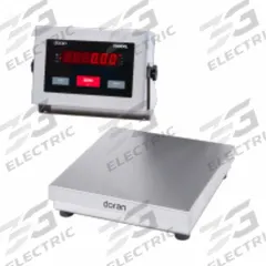 DORAN Industrial Bench Scale: 8 in x 8 in, IP69K, Corded Remote, 25 lb Wt Capacity - Imperial (MPN 7025XL/88). Key specifications — Connection Ports: Wireless Ethernet; Readability: 2 g/0.005 lb/0.1 oz; Brand: DORAN; Weighing Surface Material: 304 Stainless Steel.