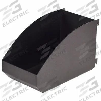 FLEXTUR Bin: Bin, 4 in L x 8 in W x 5 in H, 25 lb Holding Capacity - Storage Bins for Flextur Gridlok Pegboard Panels