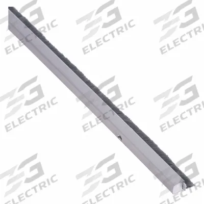 NATIONAL GUARD Door Weatherstripping: Pile, Screw-In Mounting, Polypropylene, 7 ft Overall Lg - Door Astragals & Meeting Stiles