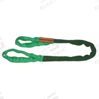 LIFT-ALL Roundsling: Type 3, Polyester, Polyester Sleeve w/ Nylon Cover, 5 ft Sling Lg (MPN EE60X5). Key specifications — Brand: LIFT-ALL.