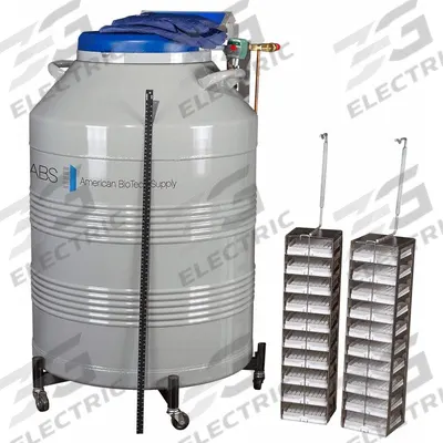AMERICAN BIOTECH SUPPLY Cryogenic Tank: 165 L Capacity, 26 7/8 in Overall Dia - Cryogenic Storage Systems