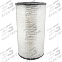 BALDWIN FILTERS Automotive Air Filter: Round-Oval, Engine, Round, Radial Seal, 20 9/16 in Overall Ht (MPN RS3744). Key specifications — Brand: BALDWIN FILTERS; Compatible Vehicle Make: Hitachi; Baldwin Interchange: RS3744.