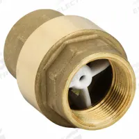 BONOMI VALVE: Swing, Inline Valve Body, 1 1/4 in Pipe Size, FNPT x FNPT, Brass, Female, NPT, NPT (MPN 100012LF-1-1/4"). Key specifications — Brand: BONOMI.