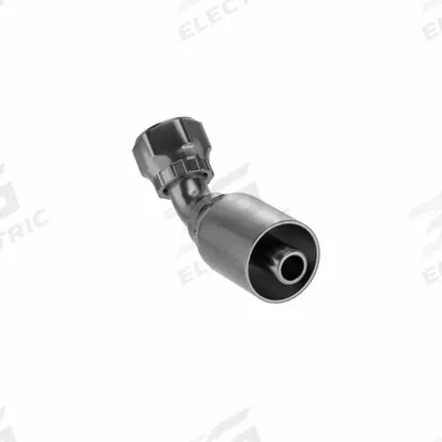 Parker Hydraulic Crimp Fitting: Steel x Steel, 45° Elbow, -8 For Hose Dash Size - Parker Crimp Hydraulic Hose Fittings with ORS Connection