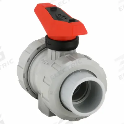 GF PIPING SYSTEMS Manual Two-Way Ball Valve: 1 1/2 in, CPVC, Straight - CPVC Ball Valves