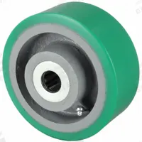 APPROVED VENDOR Caster Wheel: 6 in Wheel Dia., 2 1/2 in Wheel Wd, Polyurethane, 1,600 lb Load Rating (MPN 5VJ67). Key specifications — Brand: APPROVED VENDOR; Wheel/Tread Color: Green.