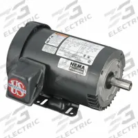 U.S. MOTORS General Purpose Motor: C-Face Mount, Totally Enclosed Fan Cooled, 1 1/2 hp, 230/460V AC (MPN U32P1DC). Key specifications — Brand: U.S. MOTORS; Nameplate Voltage @ 60 Hz: 230/460V AC; Full Load Current @ 60 Hz: 3.9/1.9 A; Nameplate RPM @ 60 Hz: 3,600 RPM; Motor Enclosure: TEFC.